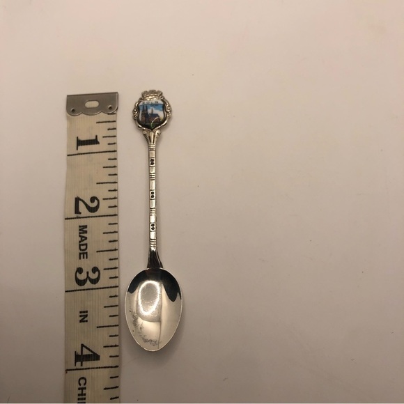 Vtg 800 Silver Koln Cologne Souvenir Spoon Heidelberg Stamped 800 RED/ 3.9” - Picture 5 of 5